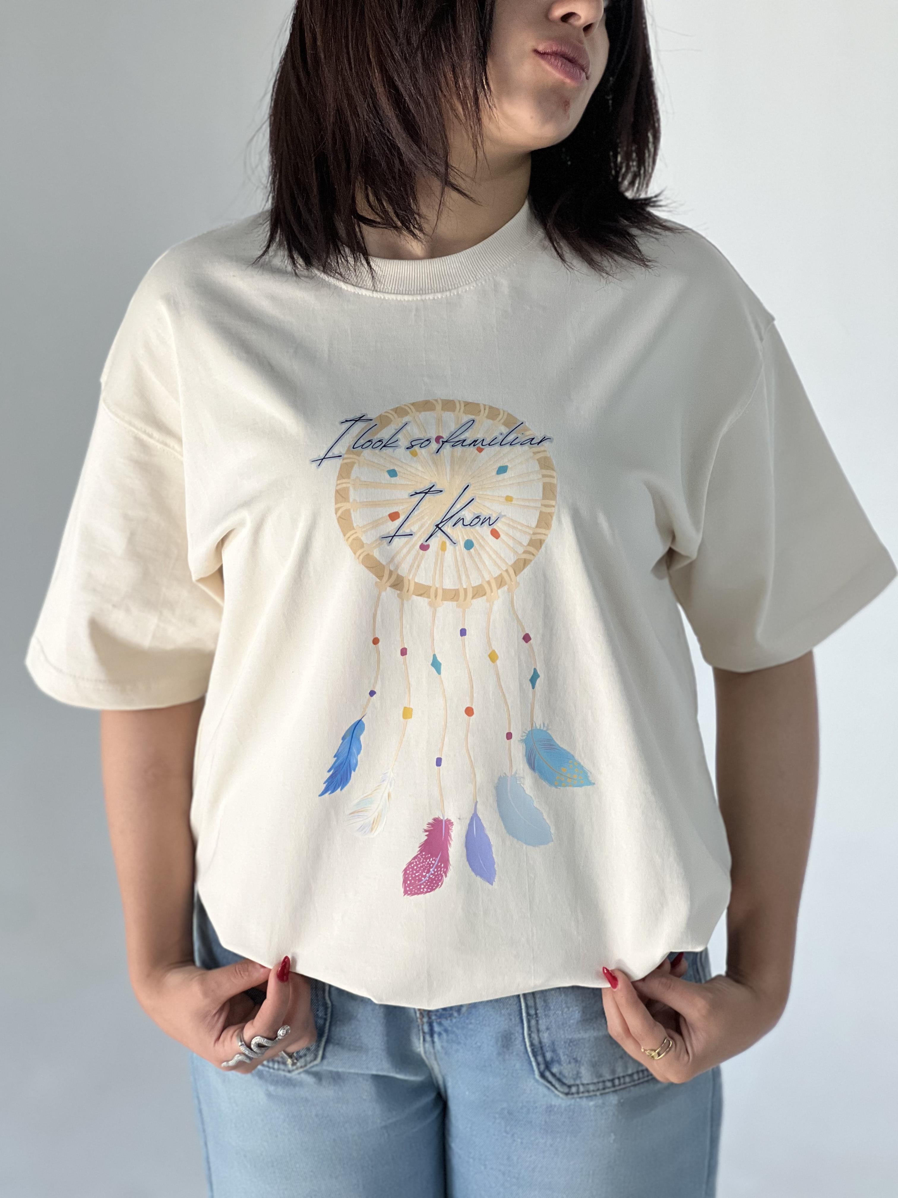 Oversize Printed DREAMCATCHER T-SHIRT