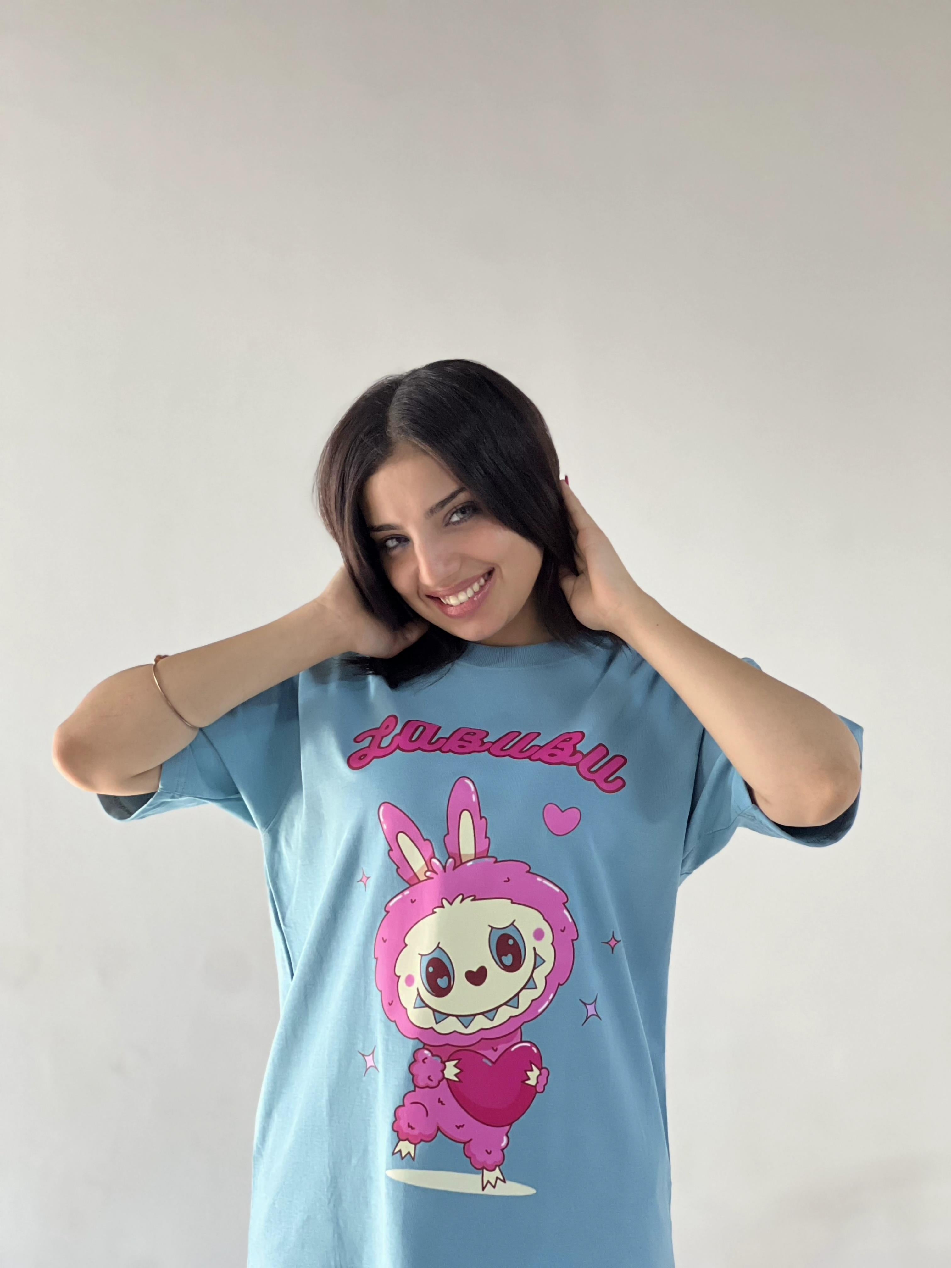 OVERSIZE PRINTED LABUBU T-SHIRT