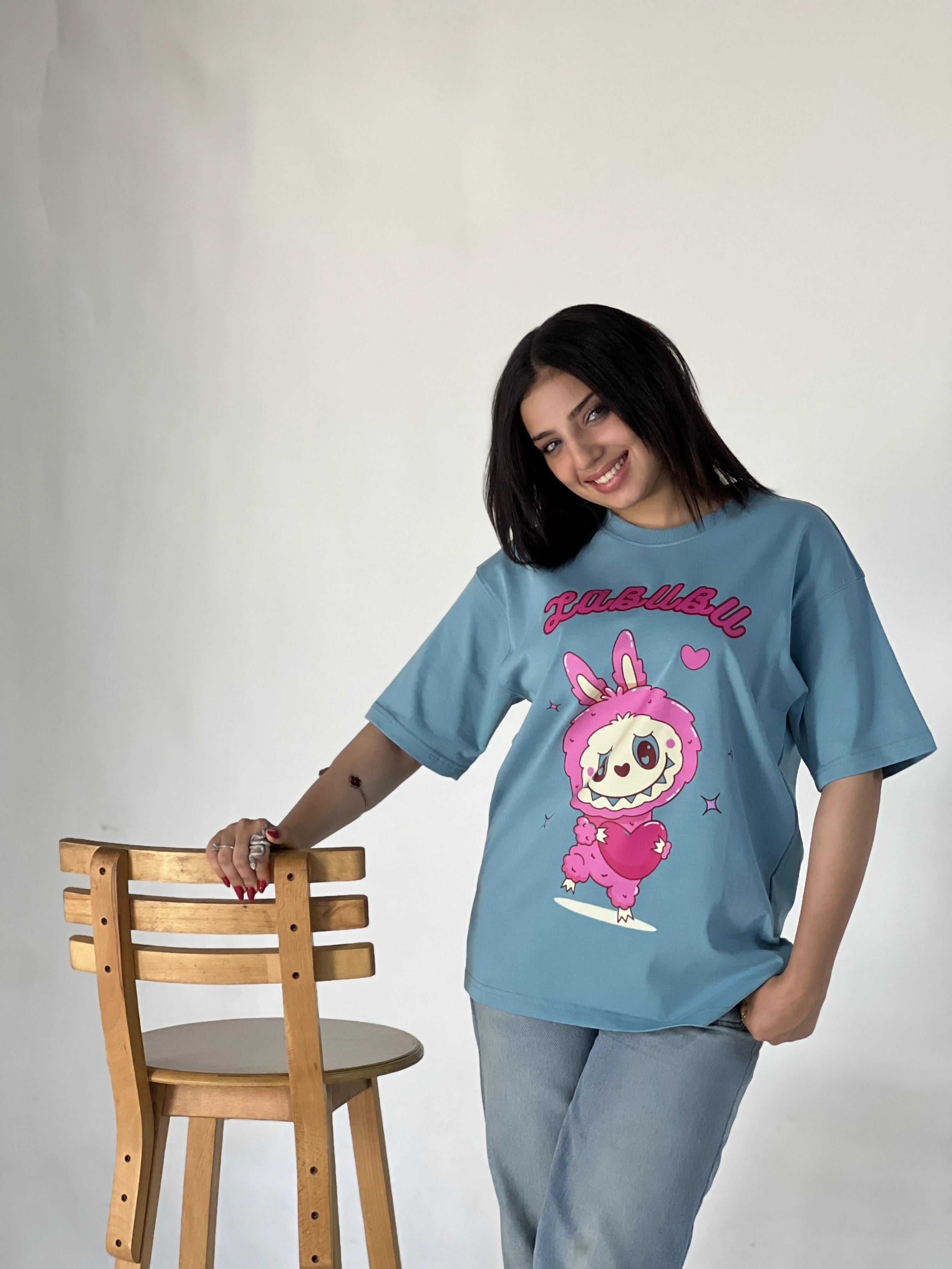 OVERSIZE PRINTED LABUBU T-SHIRT