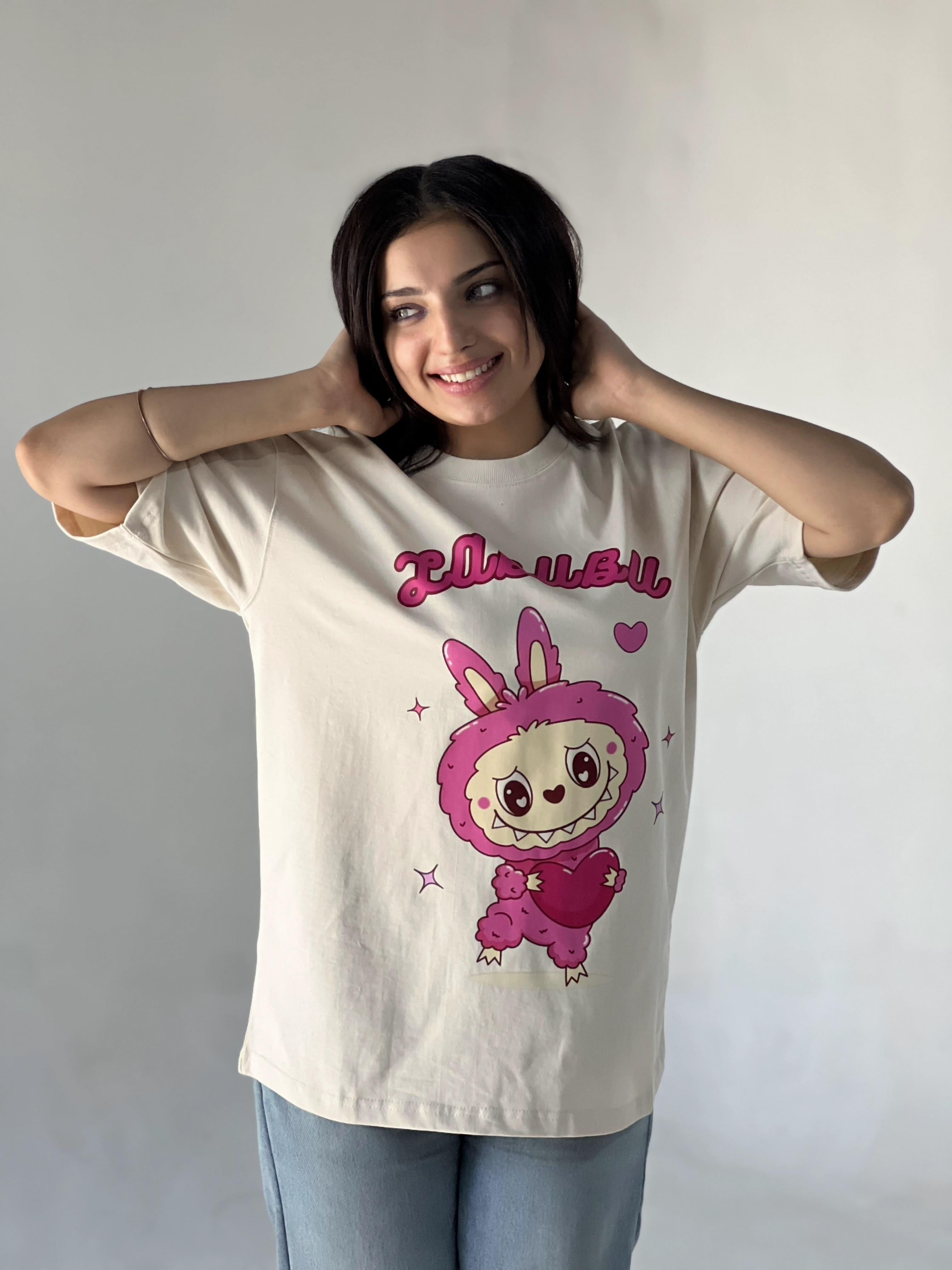 OVERSIZE PRINTED LABUBU T-SHIRT