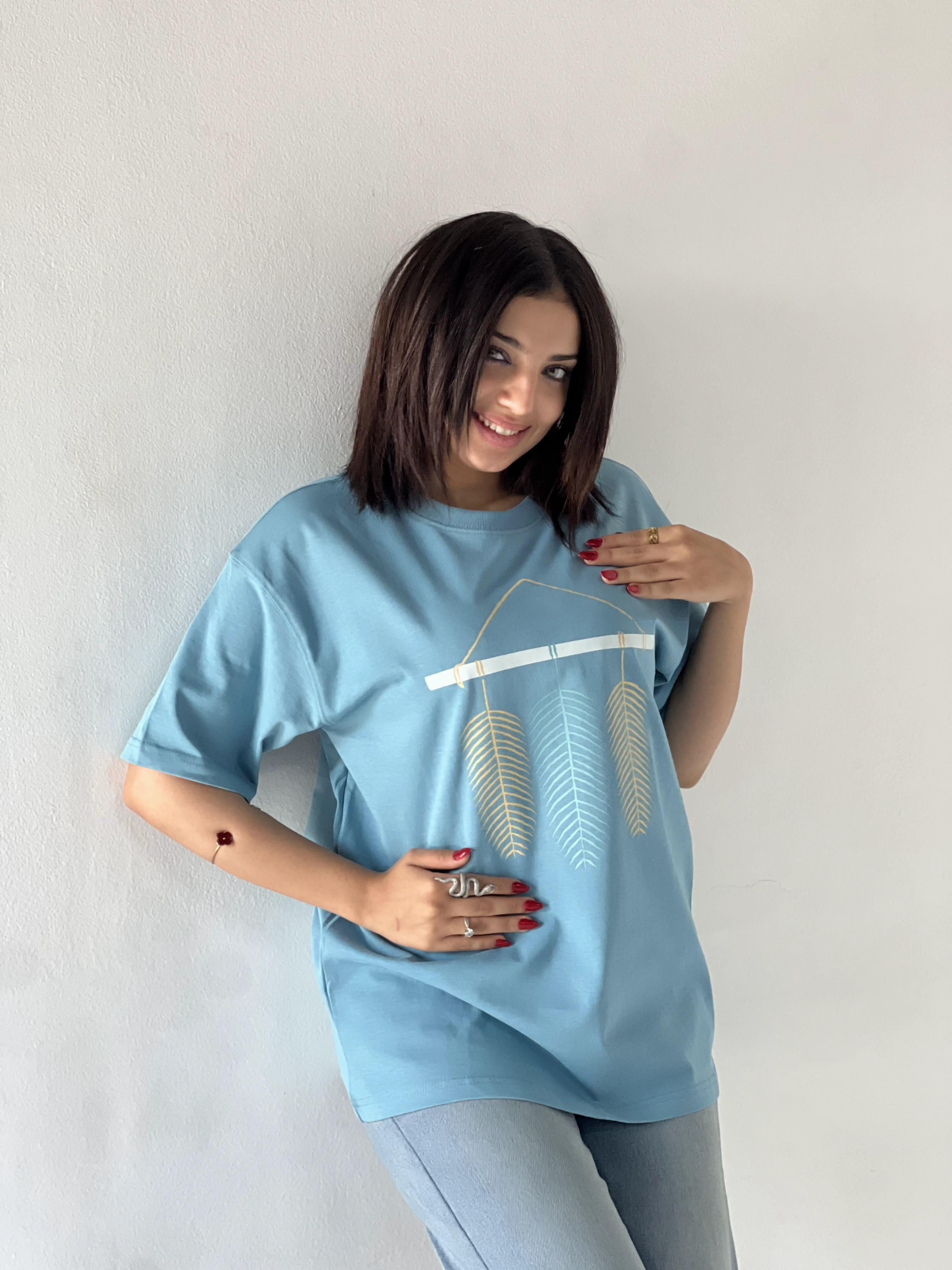 Oversize Printed BOHO(2) T-SHIRT