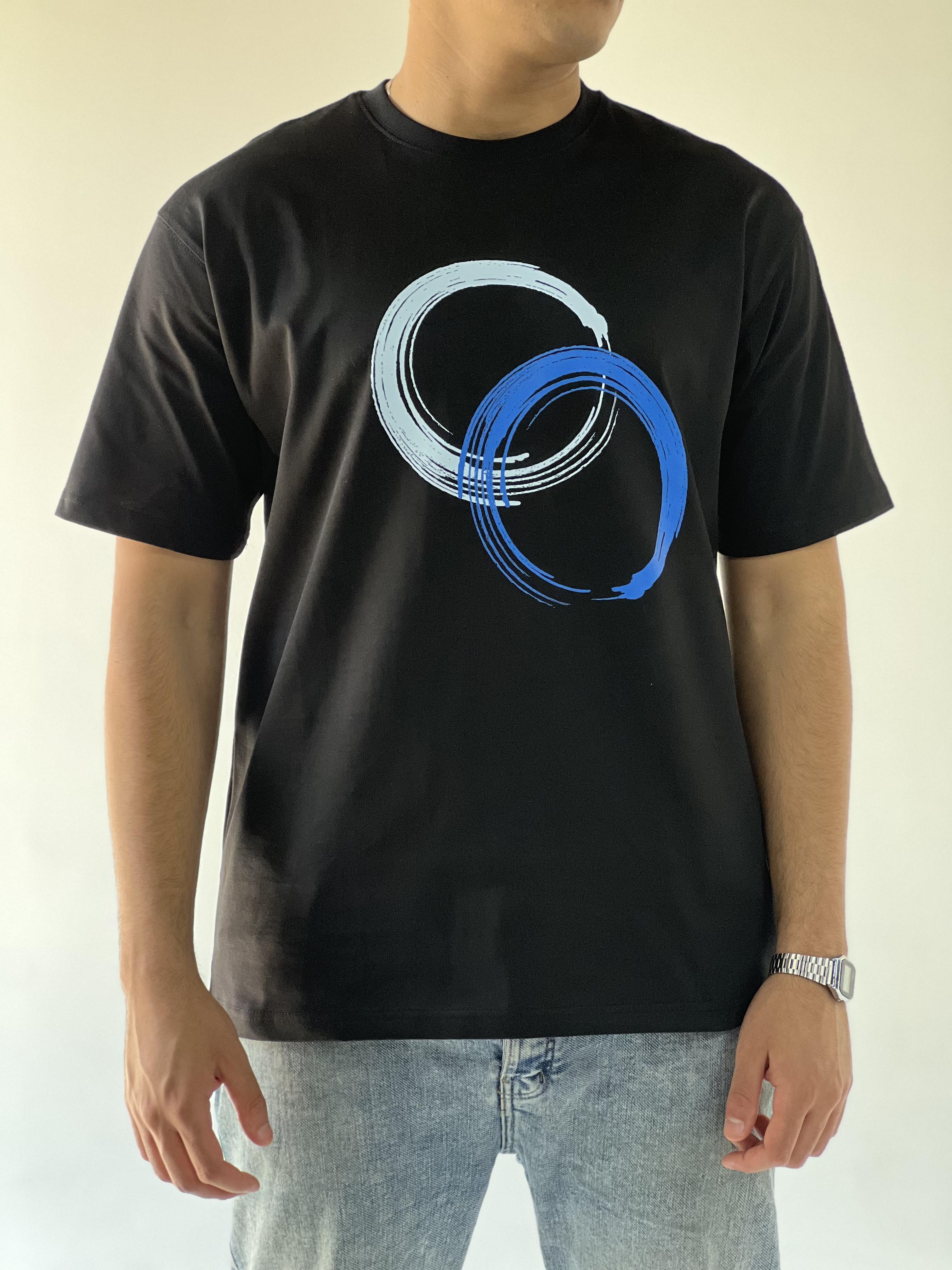 Oversize Printed CIRCLES T-SHIRT