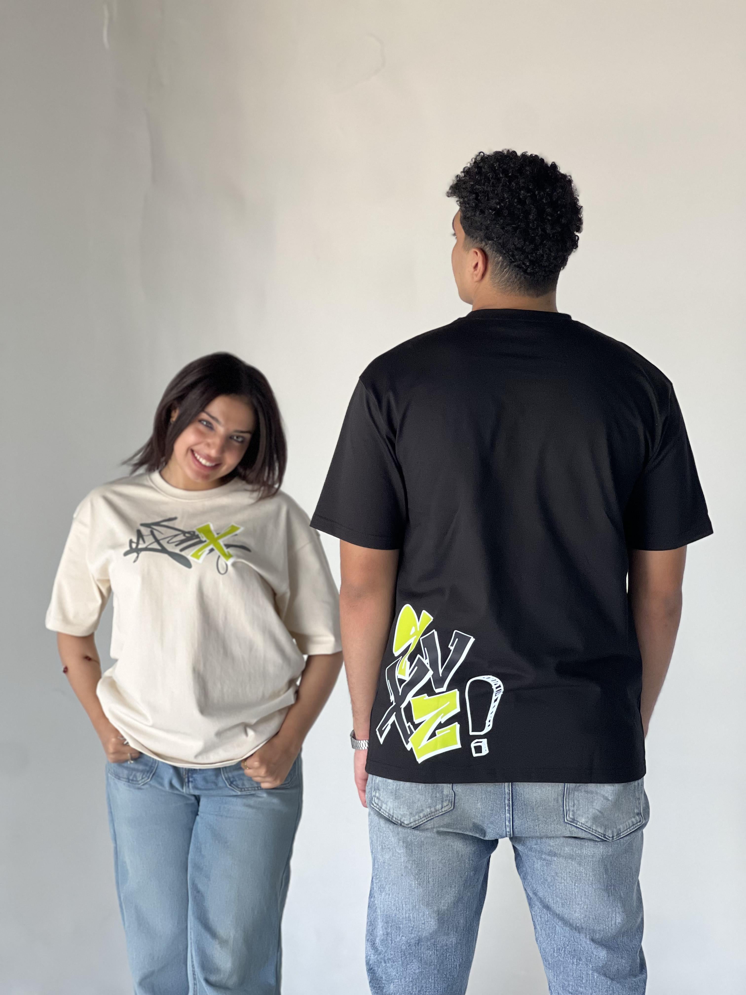 Oversize Printed GRAFFITI T-SHIRT