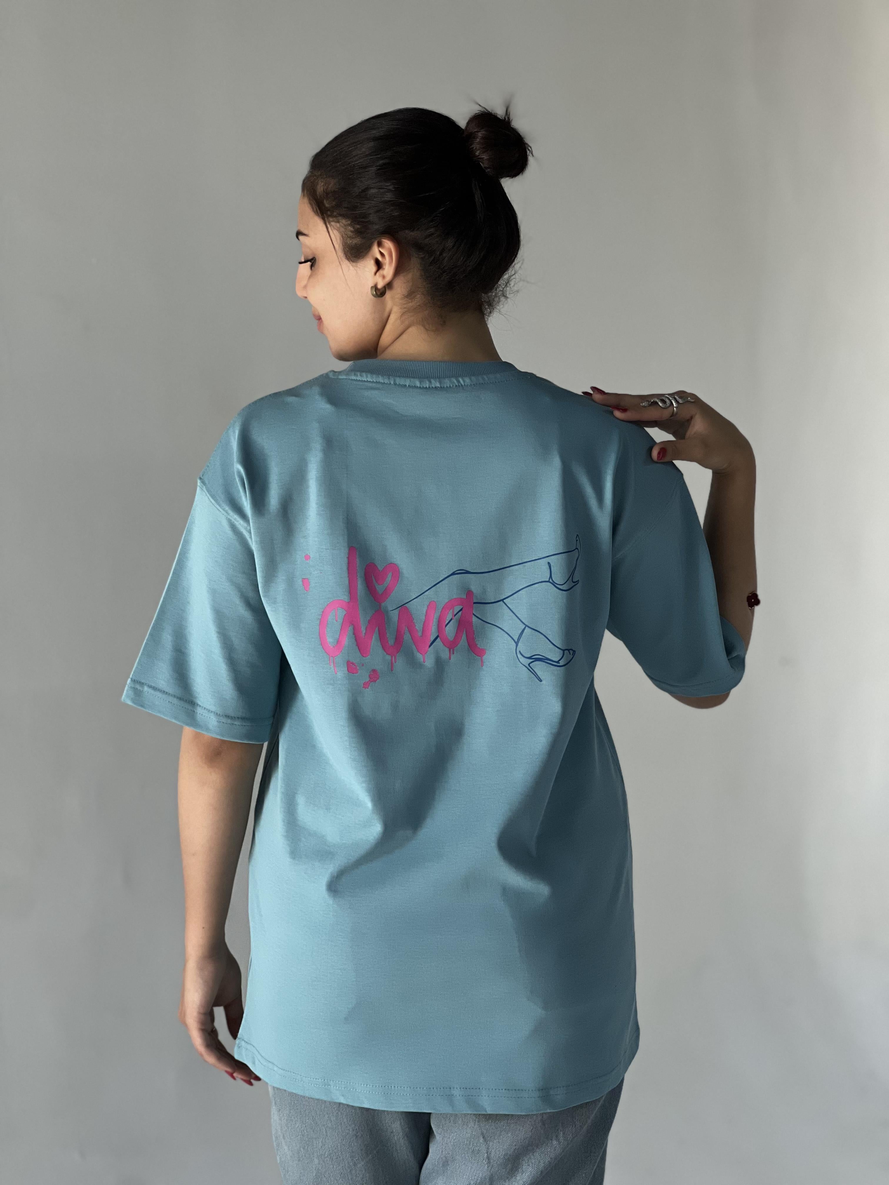 Oversize Printed DIVA T-SHIRT