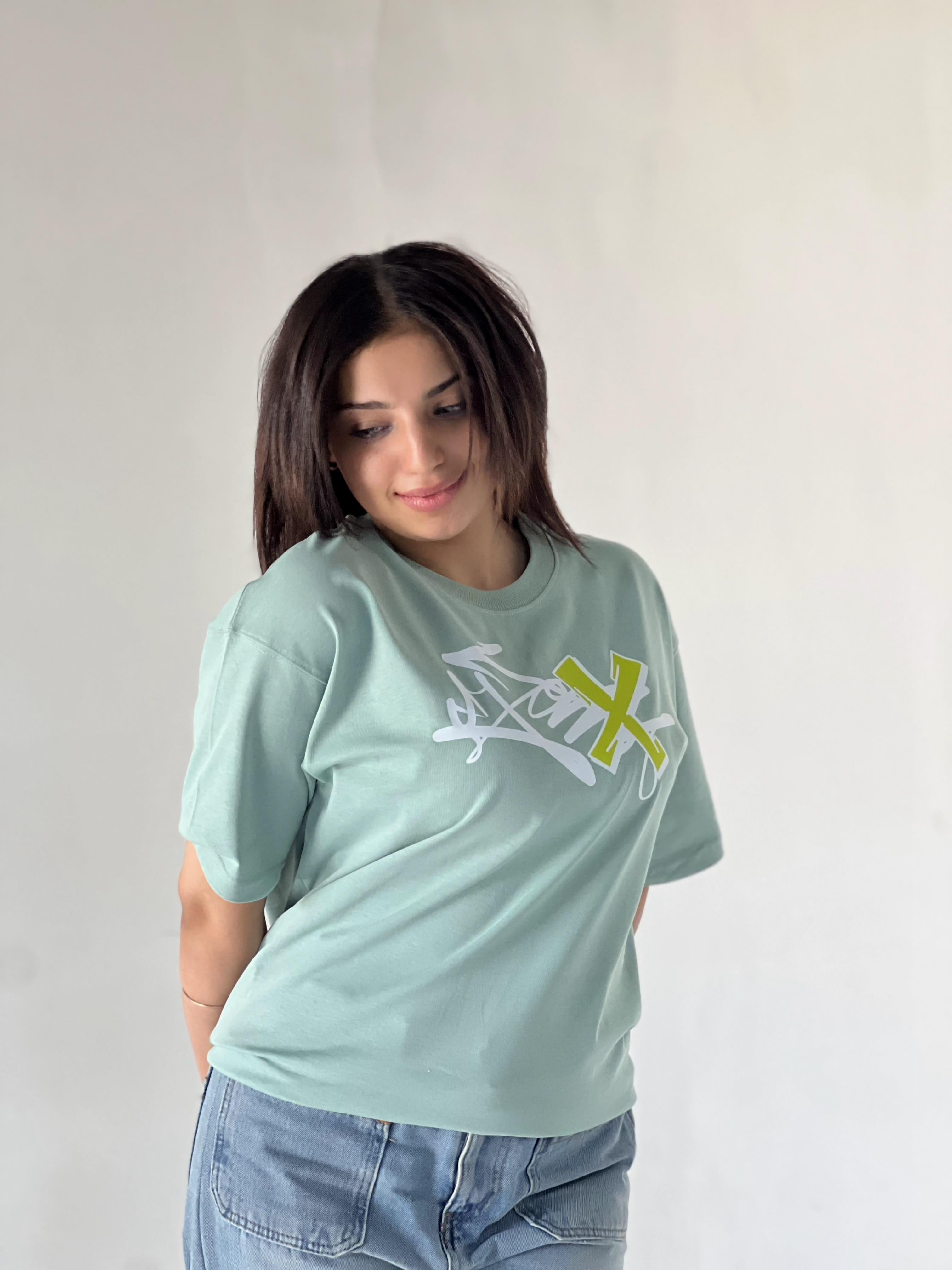 Oversize Printed GRAFFITI T-SHIRT