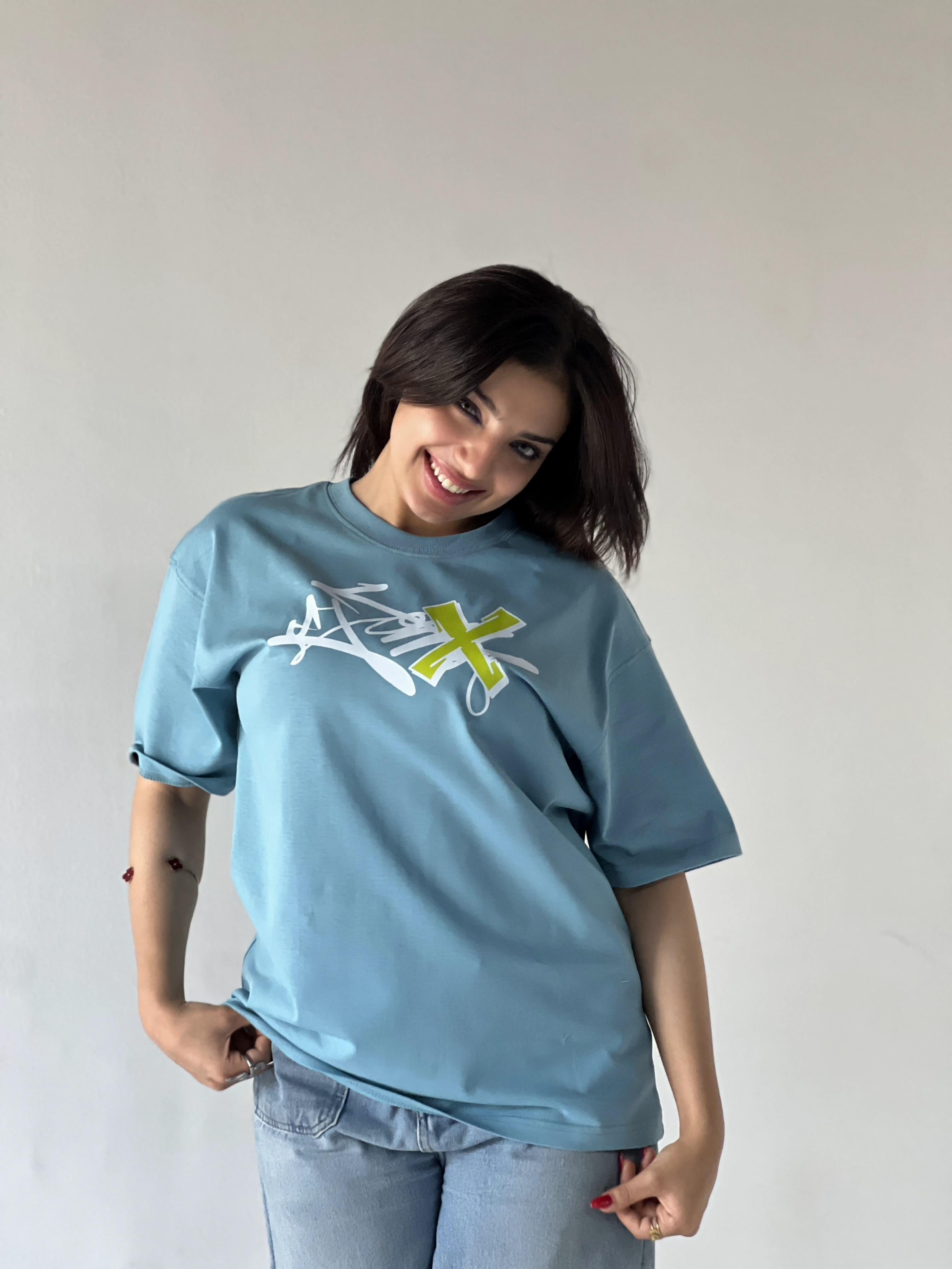 Oversize Printed GRAFFITI T-SHIRT